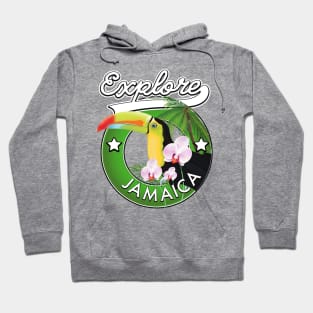 Explore Jamaica logo Hoodie